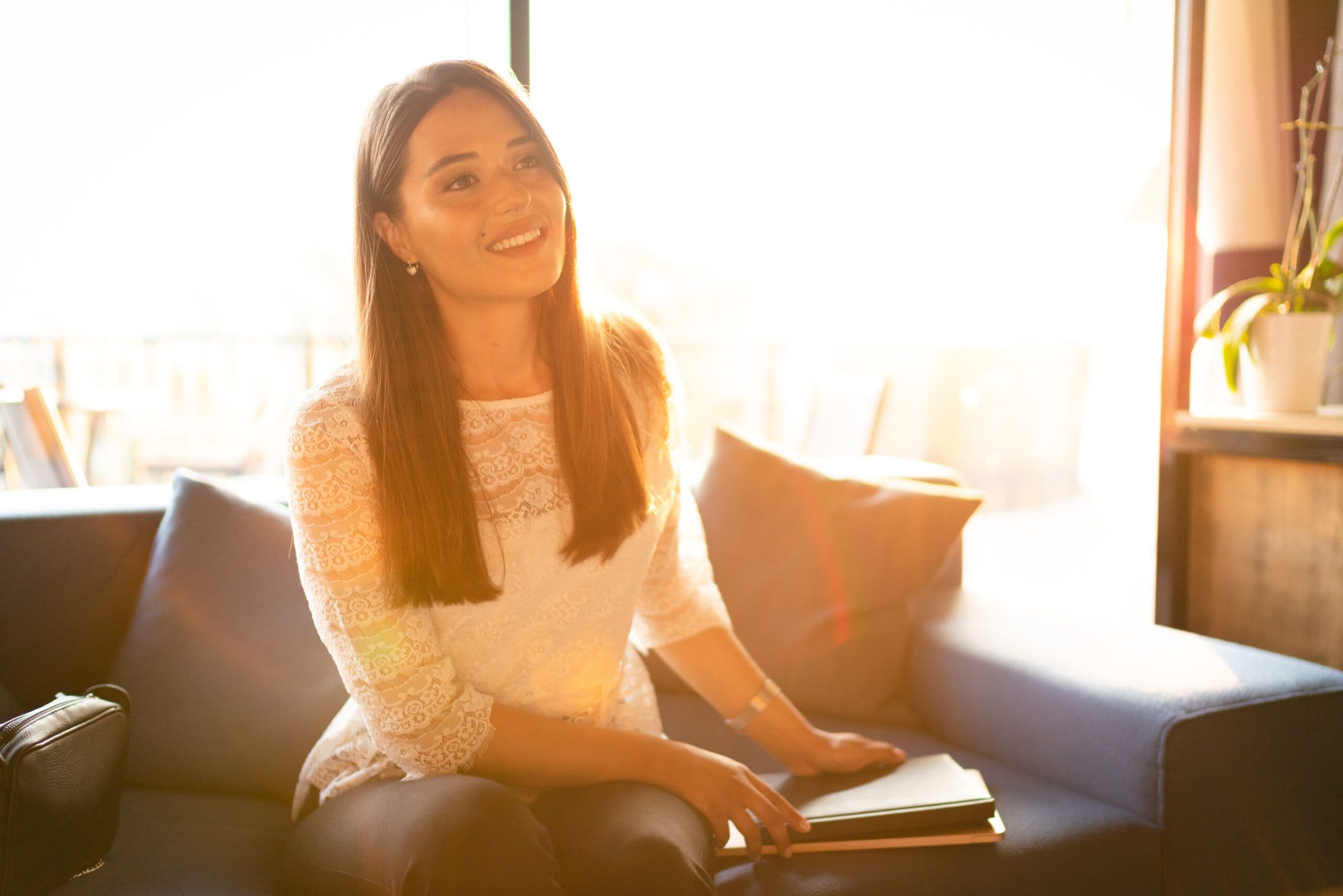 Woman journaling to cope with post acute withdrawal symptoms during recovery